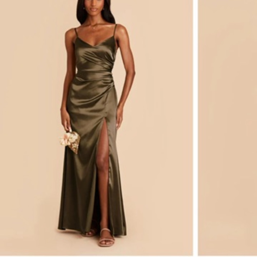 Birdy Grey Olive Satin Dress